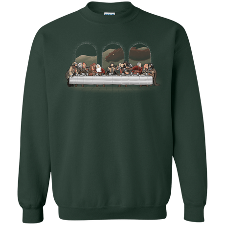 Sweatshirts Forest Green / S Dwarf Dinner Crewneck Sweatshirt