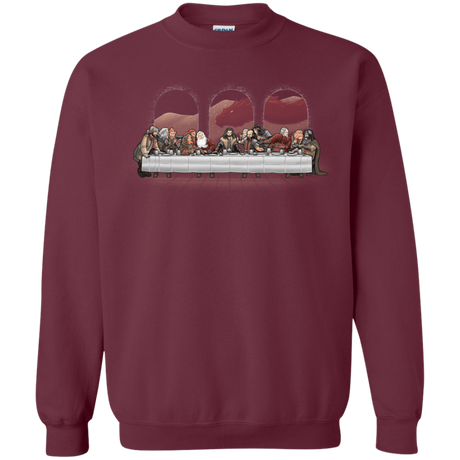 Sweatshirts Maroon / S Dwarf Dinner Crewneck Sweatshirt