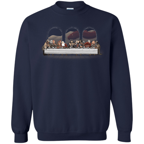 Sweatshirts Navy / S Dwarf Dinner Crewneck Sweatshirt