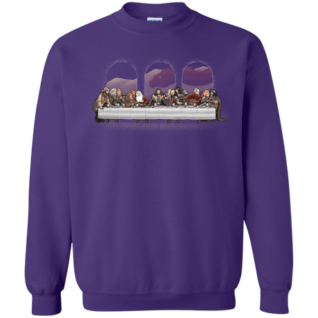 Sweatshirts Purple / S Dwarf Dinner Crewneck Sweatshirt