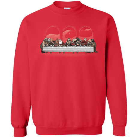 Sweatshirts Red / S Dwarf Dinner Crewneck Sweatshirt