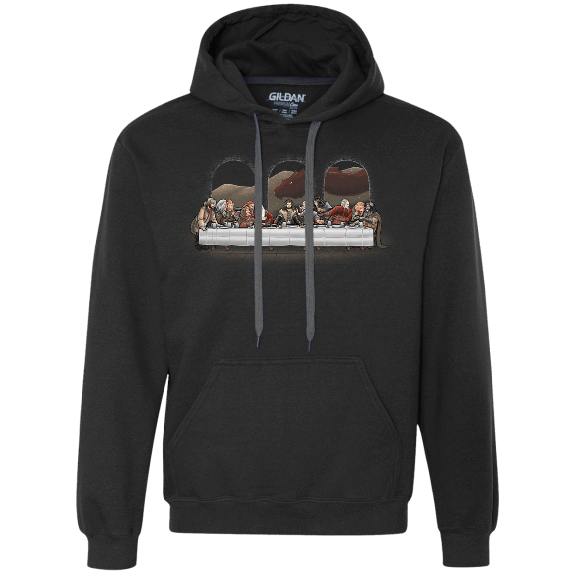 Sweatshirts Black / S Dwarf Dinner Premium Fleece Hoodie