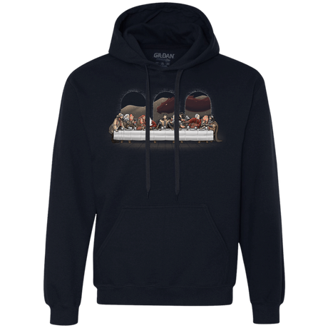 Sweatshirts Navy / S Dwarf Dinner Premium Fleece Hoodie