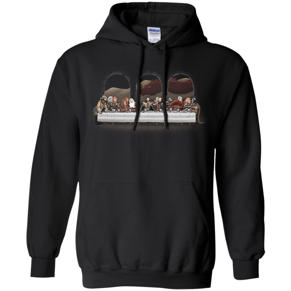 Sweatshirts Black / S Dwarf Dinner Pullover Hoodie