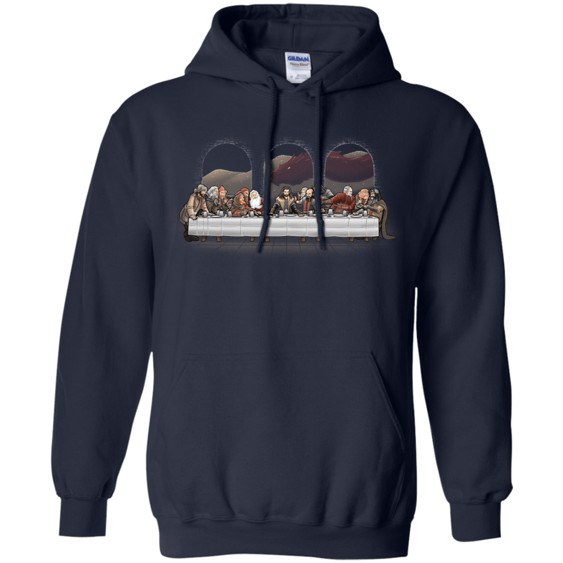 Sweatshirts Navy / S Dwarf Dinner Pullover Hoodie