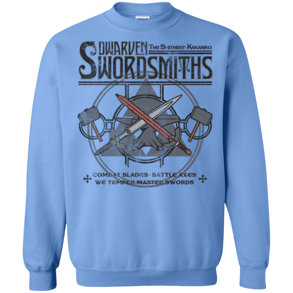 Sweatshirts Carolina Blue / Small Dwarven Swordsmiths Crewneck Sweatshirt