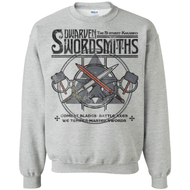 Sweatshirts Sport Grey / Small Dwarven Swordsmiths Crewneck Sweatshirt