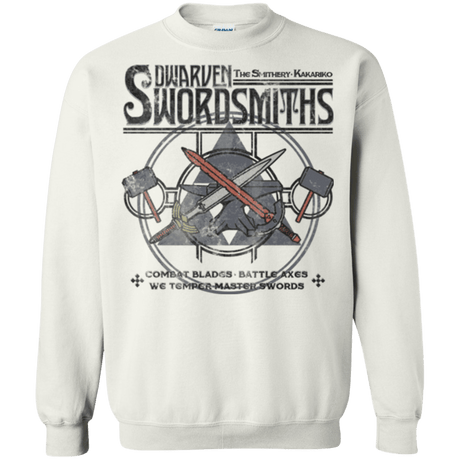 Sweatshirts White / Small Dwarven Swordsmiths Crewneck Sweatshirt