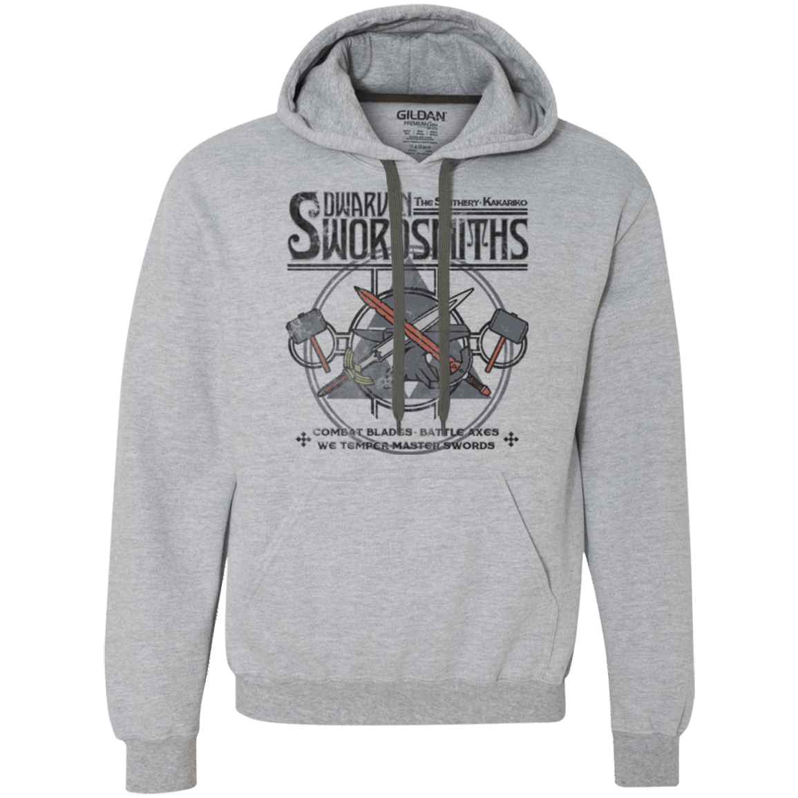 Sweatshirts Sport Grey / Small Dwarven Swordsmiths Premium Fleece Hoodie
