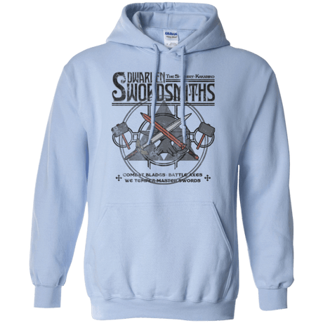 Sweatshirts Light Blue / Small Dwarven Swordsmiths Pullover Hoodie