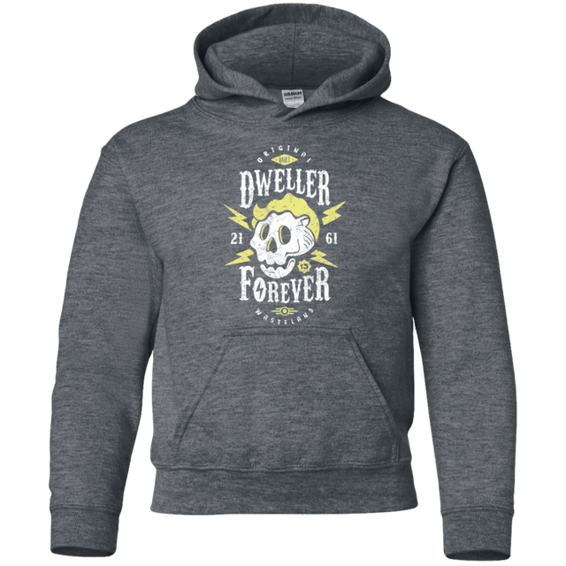 Sweatshirts Dark Heather / YS Dweller Forever Youth Hoodie