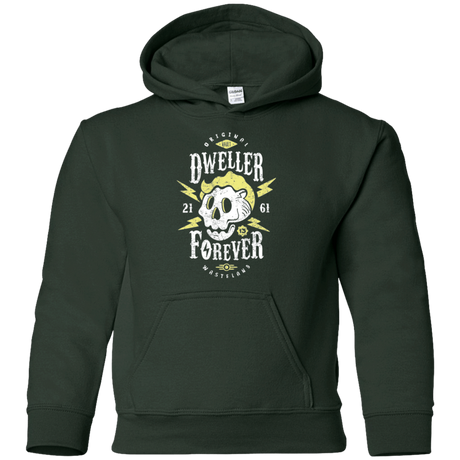 Sweatshirts Forest Green / YS Dweller Forever Youth Hoodie