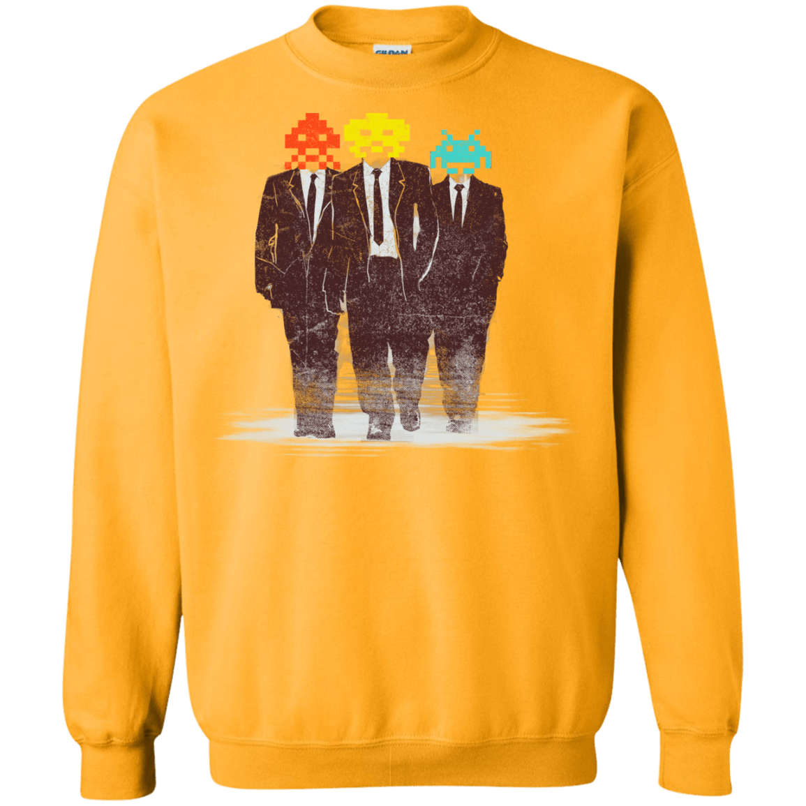 Sweatshirts Gold / S Earth Invaders Crewneck Sweatshirt