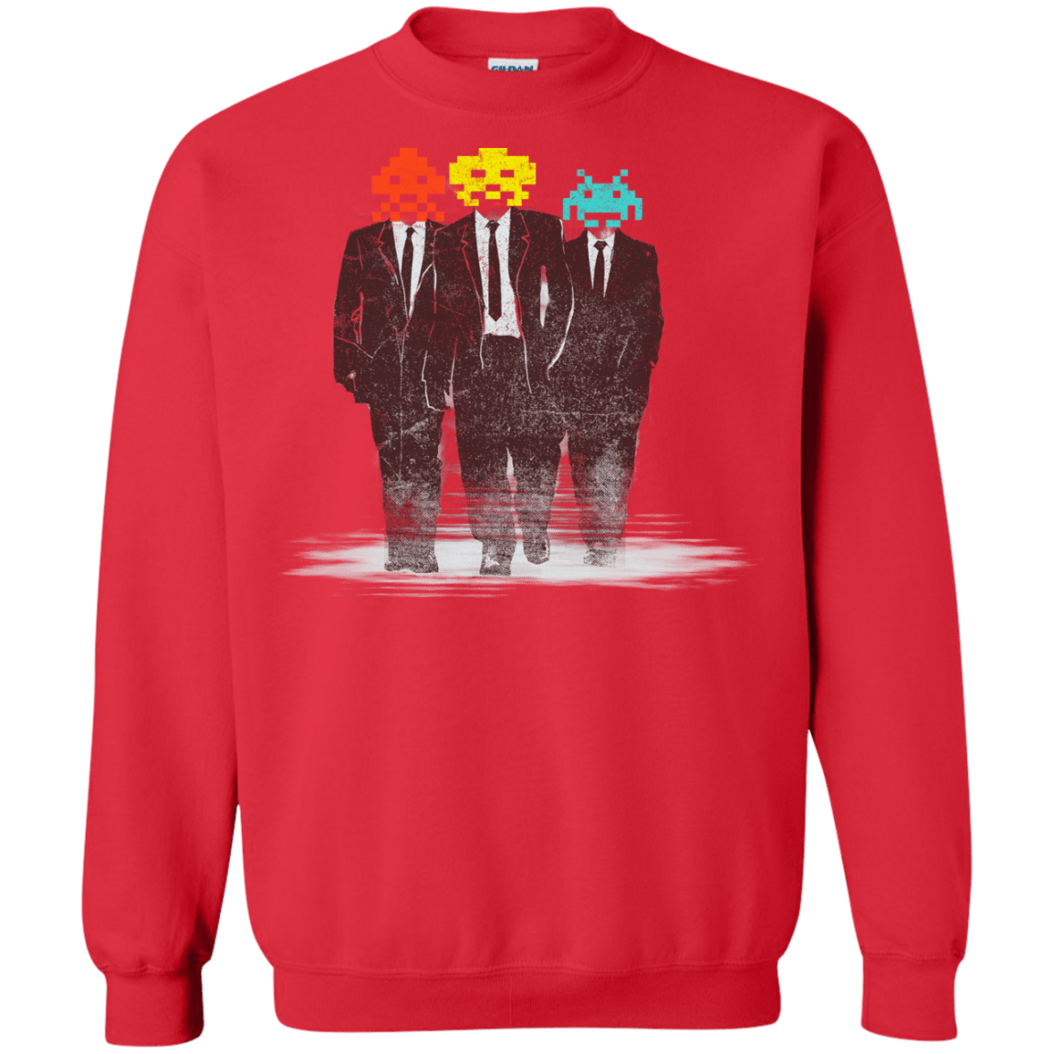 Sweatshirts Red / S Earth Invaders Crewneck Sweatshirt