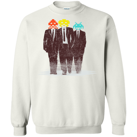 Sweatshirts White / S Earth Invaders Crewneck Sweatshirt