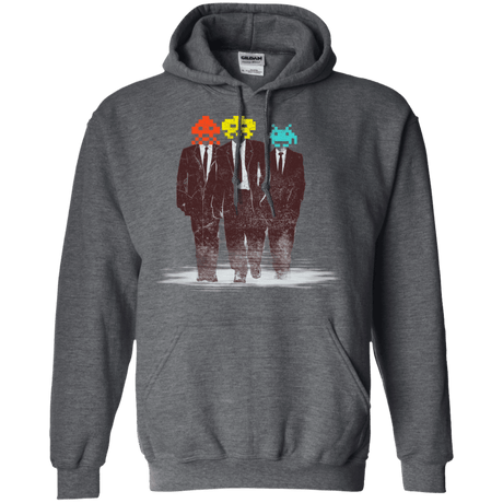 Sweatshirts Dark Heather / S Earth Invaders Pullover Hoodie