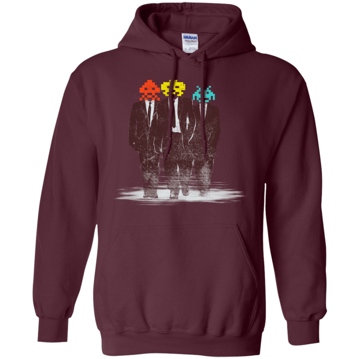 Sweatshirts Maroon / S Earth Invaders Pullover Hoodie