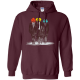 Sweatshirts Maroon / S Earth Invaders Pullover Hoodie
