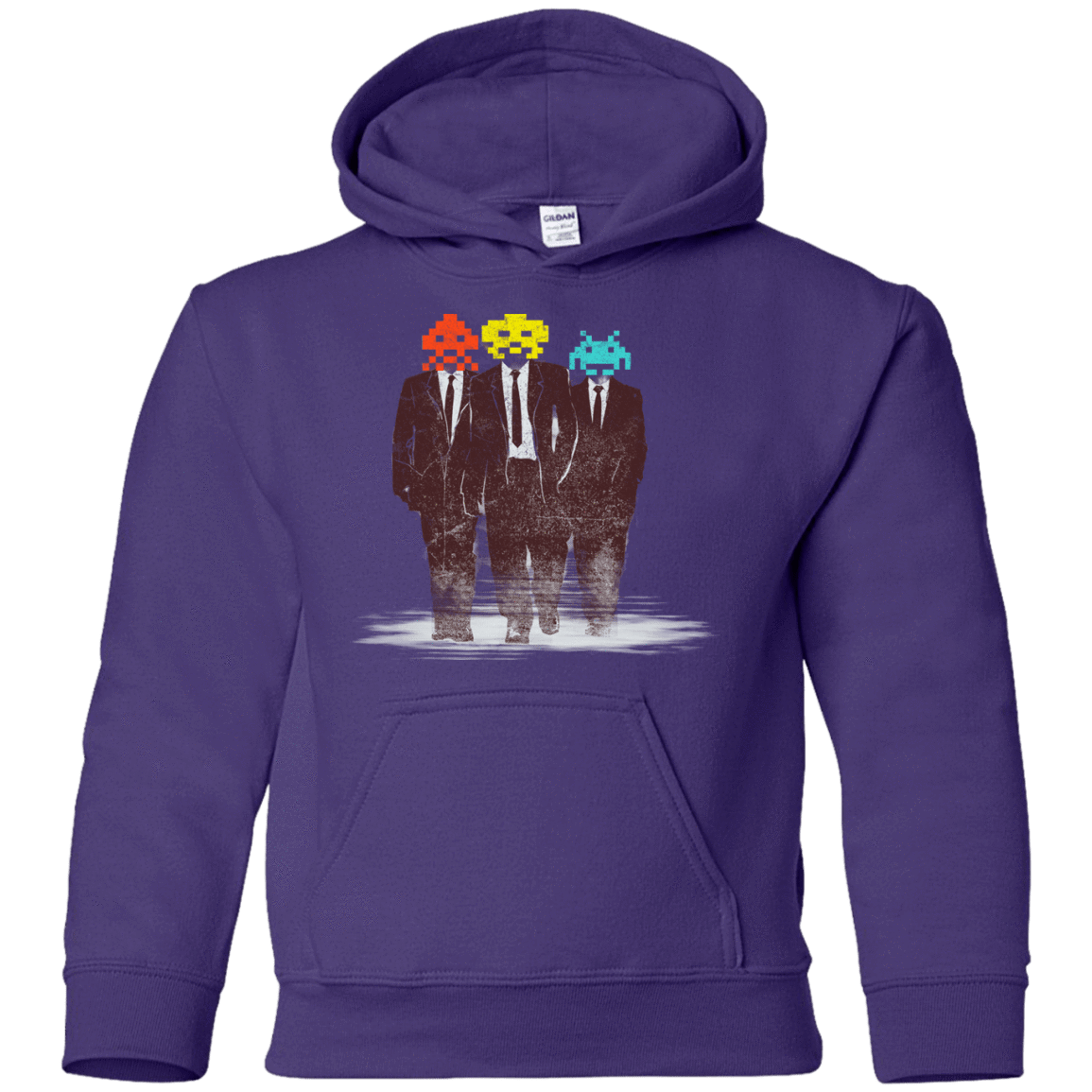 Sweatshirts Purple / YS Earth Invaders Youth Hoodie