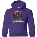 Sweatshirts Purple / YS Earth Invaders Youth Hoodie