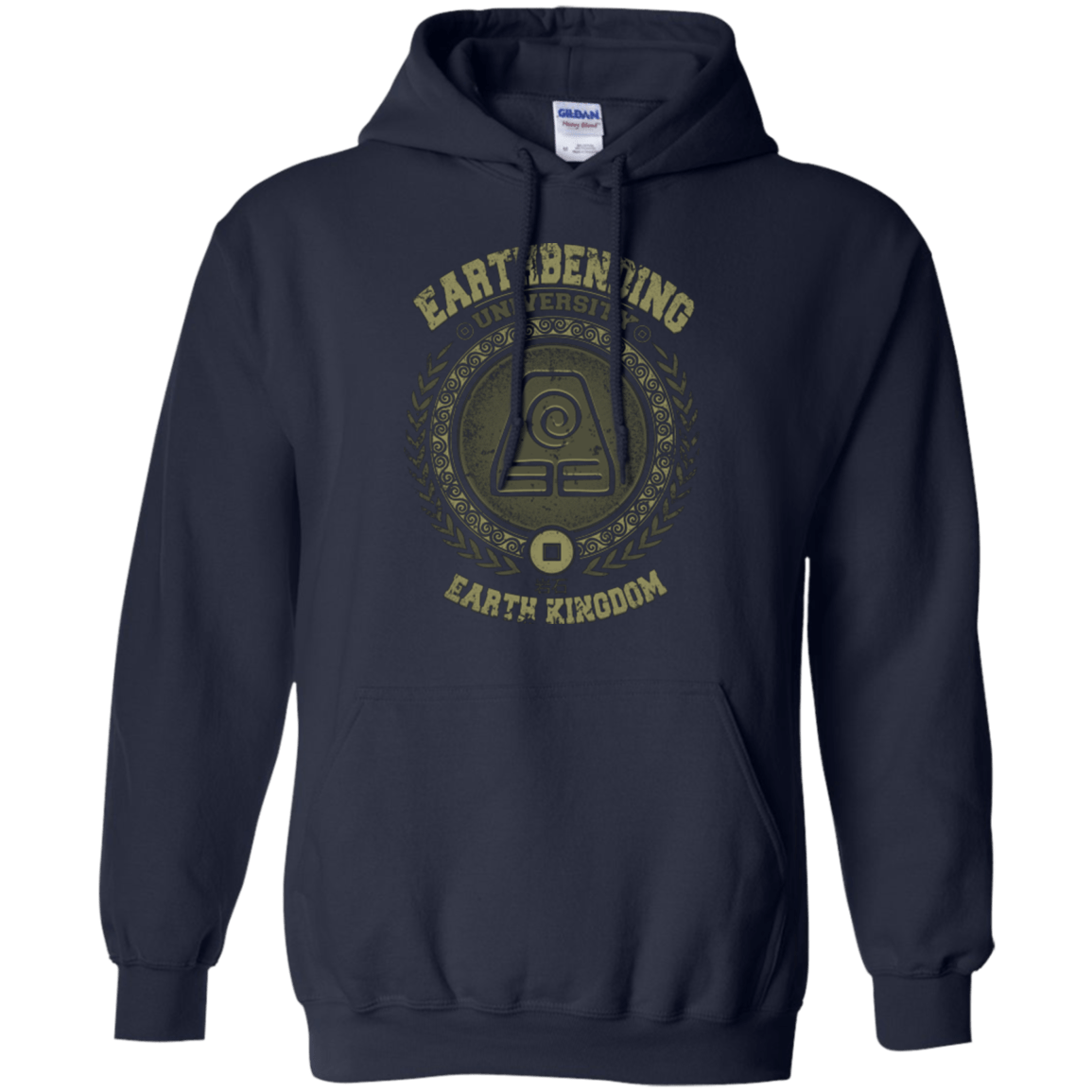 Sweatshirts Navy / Small Earthbending university Pullover Hoodie