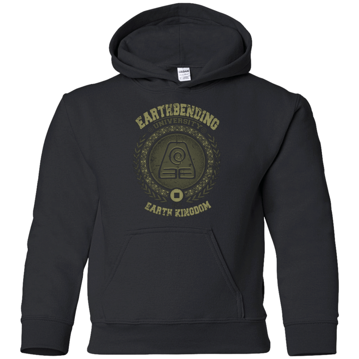 Sweatshirts Black / YS Earthbending university Youth Hoodie