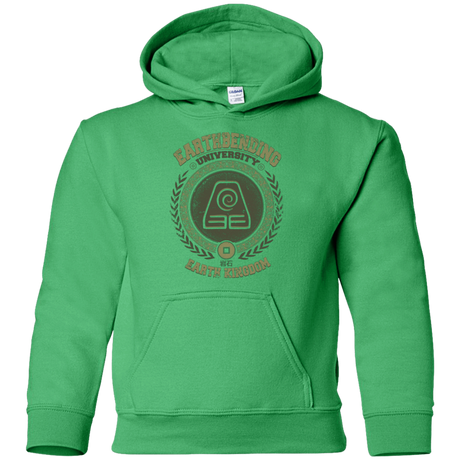 Sweatshirts Irish Green / YS Earthbending university Youth Hoodie