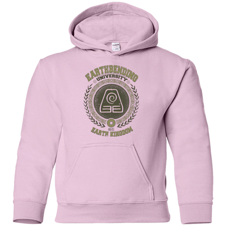 Sweatshirts Light Pink / YS Earthbending university Youth Hoodie