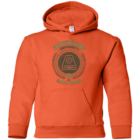 Sweatshirts Orange / YS Earthbending university Youth Hoodie
