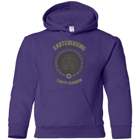 Sweatshirts Purple / YS Earthbending university Youth Hoodie