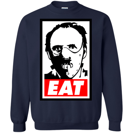 Sweatshirts Navy / Small Eat Crewneck Sweatshirt