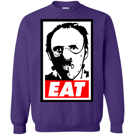 Sweatshirts Purple / Small Eat Crewneck Sweatshirt