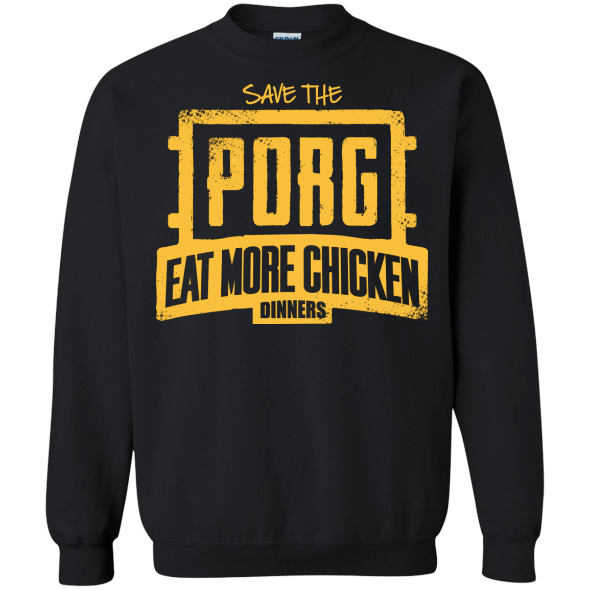 Sweatshirts Black / Small Eat More Chicken Crewneck Sweatshirt
