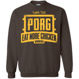 Sweatshirts Dark Chocolate / Small Eat More Chicken Crewneck Sweatshirt