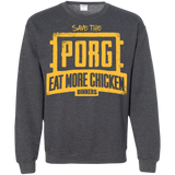 Sweatshirts Dark Heather / Small Eat More Chicken Crewneck Sweatshirt