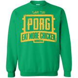 Sweatshirts Irish Green / Small Eat More Chicken Crewneck Sweatshirt