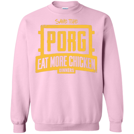 Sweatshirts Light Pink / Small Eat More Chicken Crewneck Sweatshirt