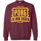 Sweatshirts Maroon / Small Eat More Chicken Crewneck Sweatshirt
