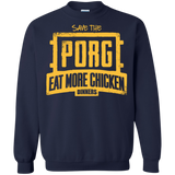Sweatshirts Navy / Small Eat More Chicken Crewneck Sweatshirt