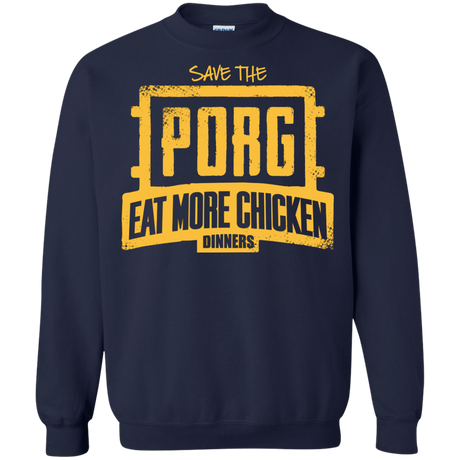Sweatshirts Navy / Small Eat More Chicken Crewneck Sweatshirt