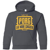 Sweatshirts Charcoal / YS Eat More Chicken Youth Hoodie