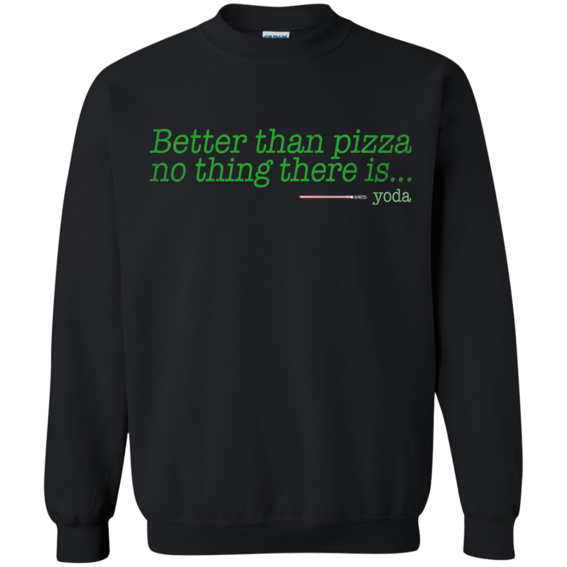 Sweatshirts Black / S Eat pizza, You must Crewneck Sweatshirt
