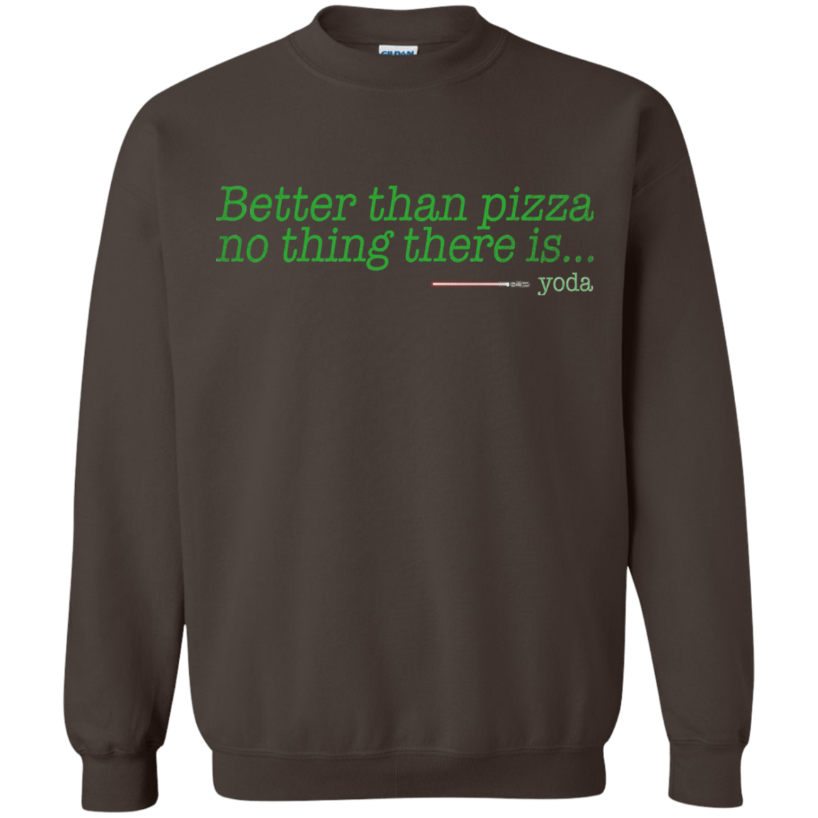 Sweatshirts Dark Chocolate / S Eat pizza, You must Crewneck Sweatshirt