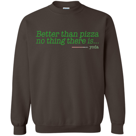 Sweatshirts Dark Chocolate / S Eat pizza, You must Crewneck Sweatshirt