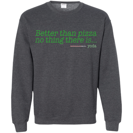 Sweatshirts Dark Heather / S Eat pizza, You must Crewneck Sweatshirt