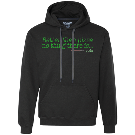 Sweatshirts Black / S Eat pizza, You must Premium Fleece Hoodie