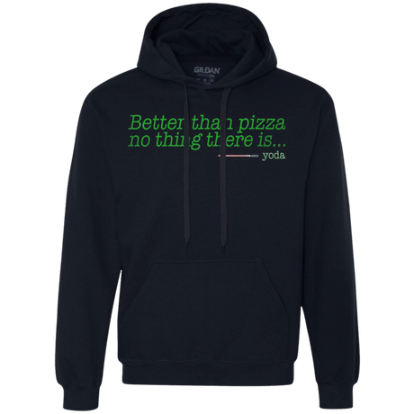 Sweatshirts Navy / S Eat pizza, You must Premium Fleece Hoodie