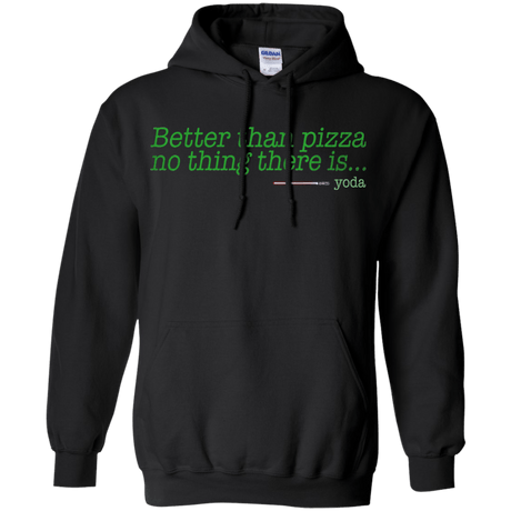 Sweatshirts Black / S Eat pizza, You must Pullover Hoodie