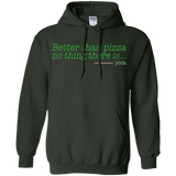Sweatshirts Forest Green / S Eat pizza, You must Pullover Hoodie