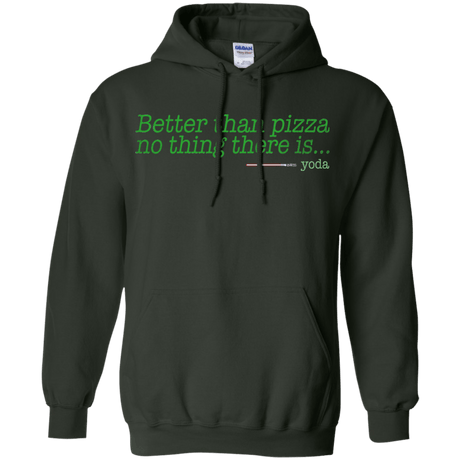 Sweatshirts Forest Green / S Eat pizza, You must Pullover Hoodie